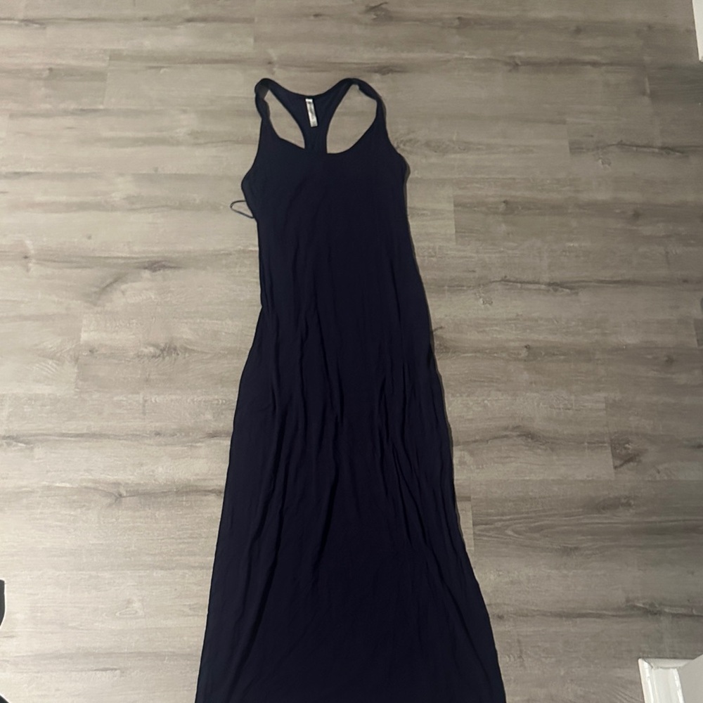 Fabletics elegant  Navy Blue Maxi Dress